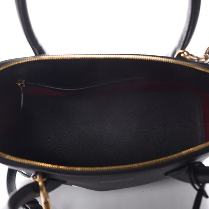 Balenciaga Signature Grained Calfskin Logo M Ville Top Handle Bag Black 6 of 10