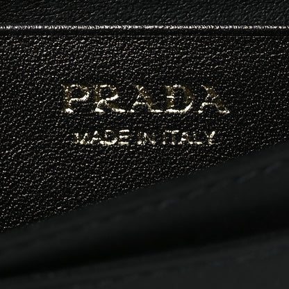 Prada Vitello Move Triangle Logo Card Holder Black 7 of 10