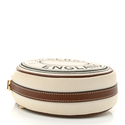 Burberry Canvas Calfskin Louise Bag Natural 4 of 11