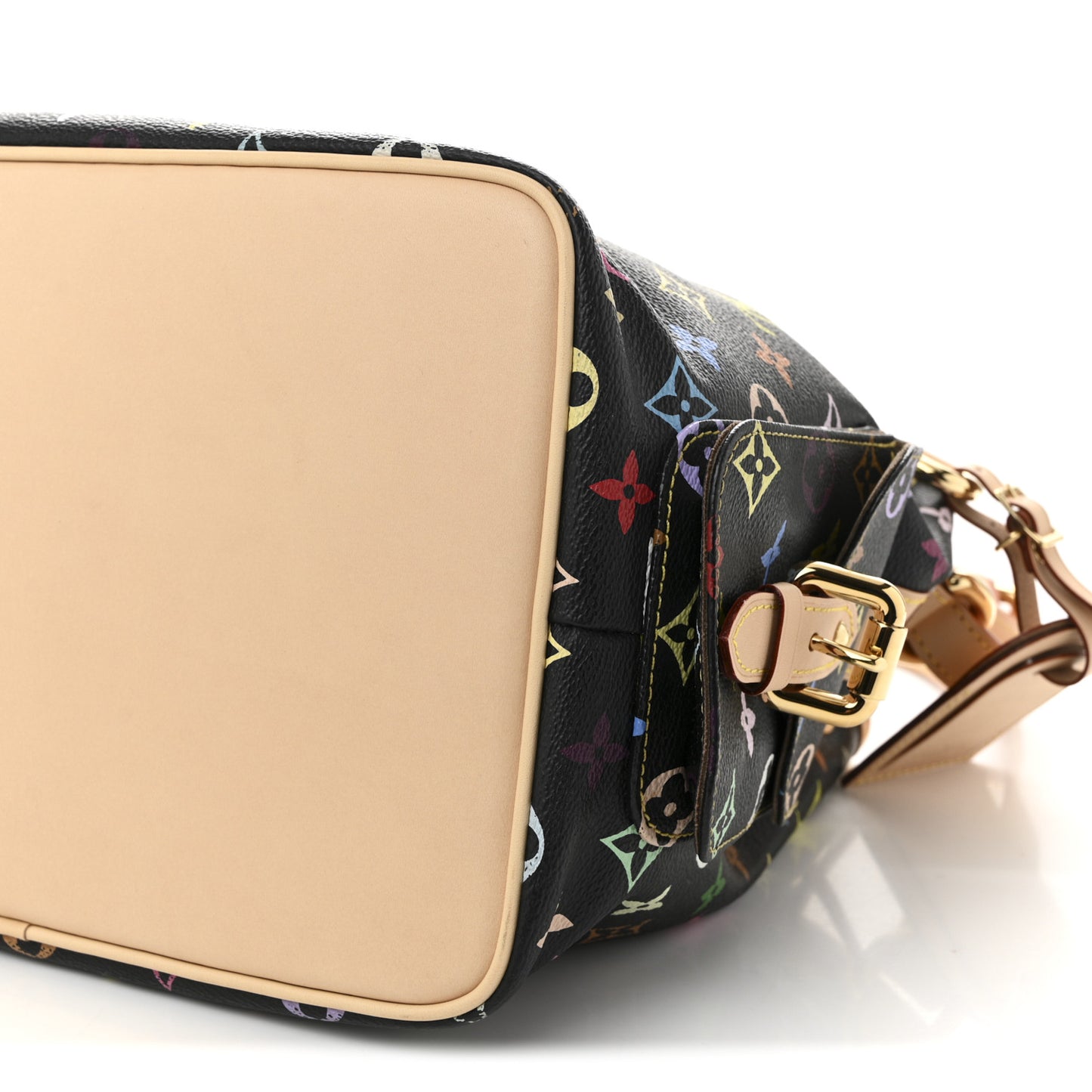 Monogram Multicolor Petit Noe Black