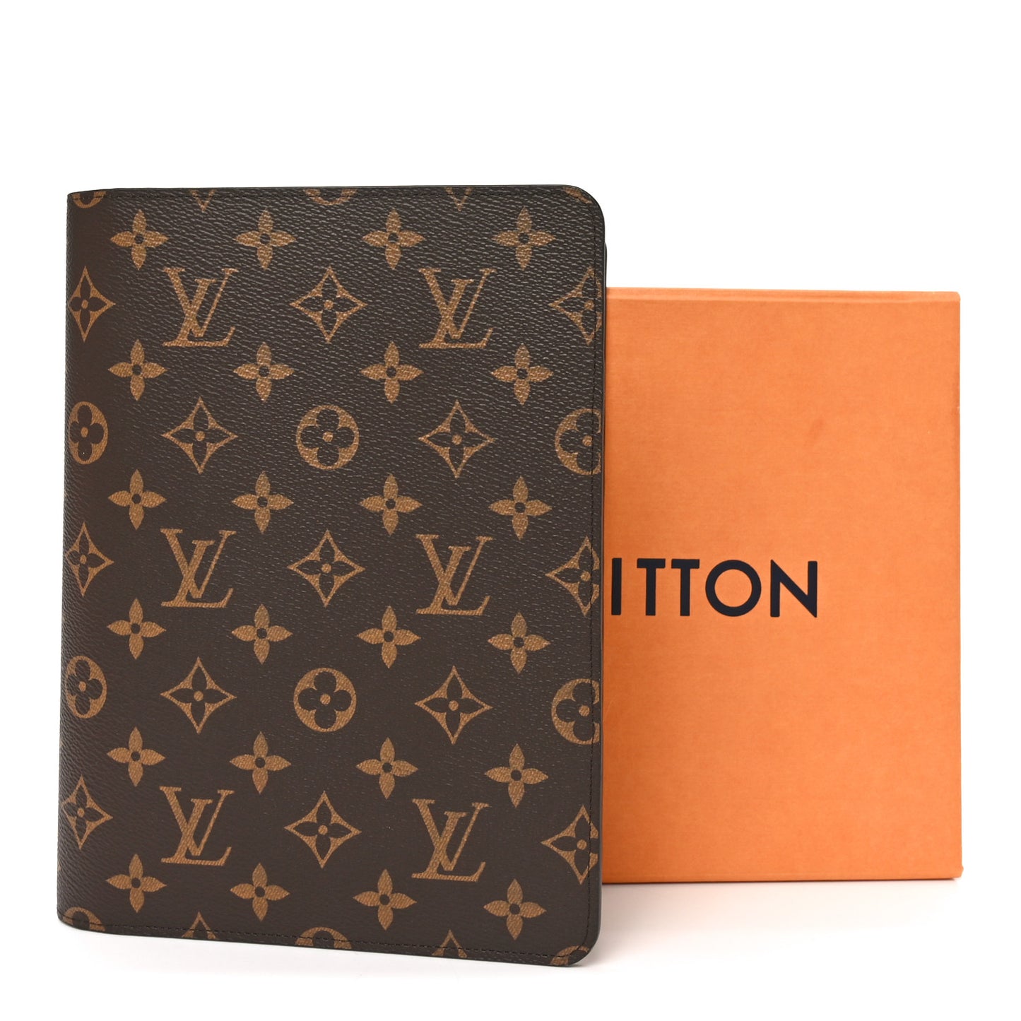 Monogram Desk Agenda Cover