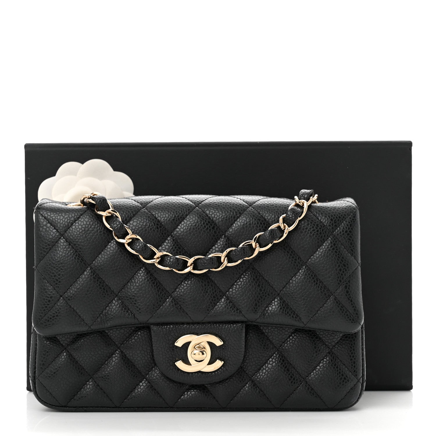 Chanel Caviar Quilted Mini Rectangular Flap Black 11 of 11