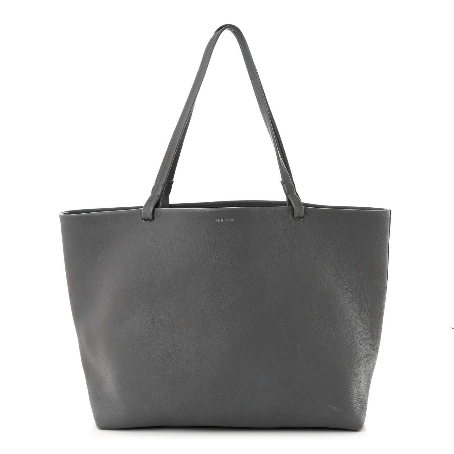 Grained Calfskin Park Tote Three Grey