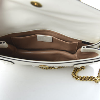 Gucci Nappa Pearl Studded Mini Queen Margaret Broadway Shoulder Bag Mystic White 5 of 11