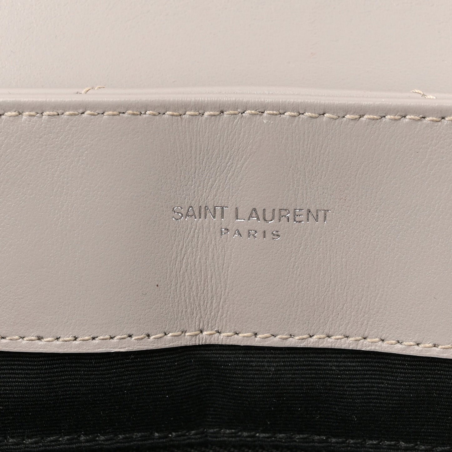 Calfskin Y Quilted Monogram Medium Loulou Chain Satchel Granite