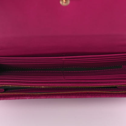 Gucci Soft Microguccissima Dice Chain Wallet Bright Bouganville 4 of 10