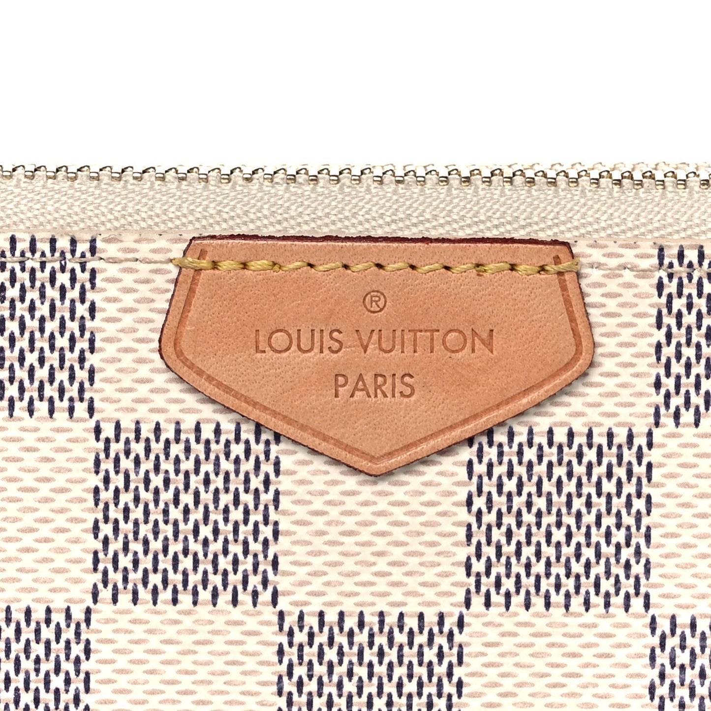 Damier Azur Double Zip Pochette