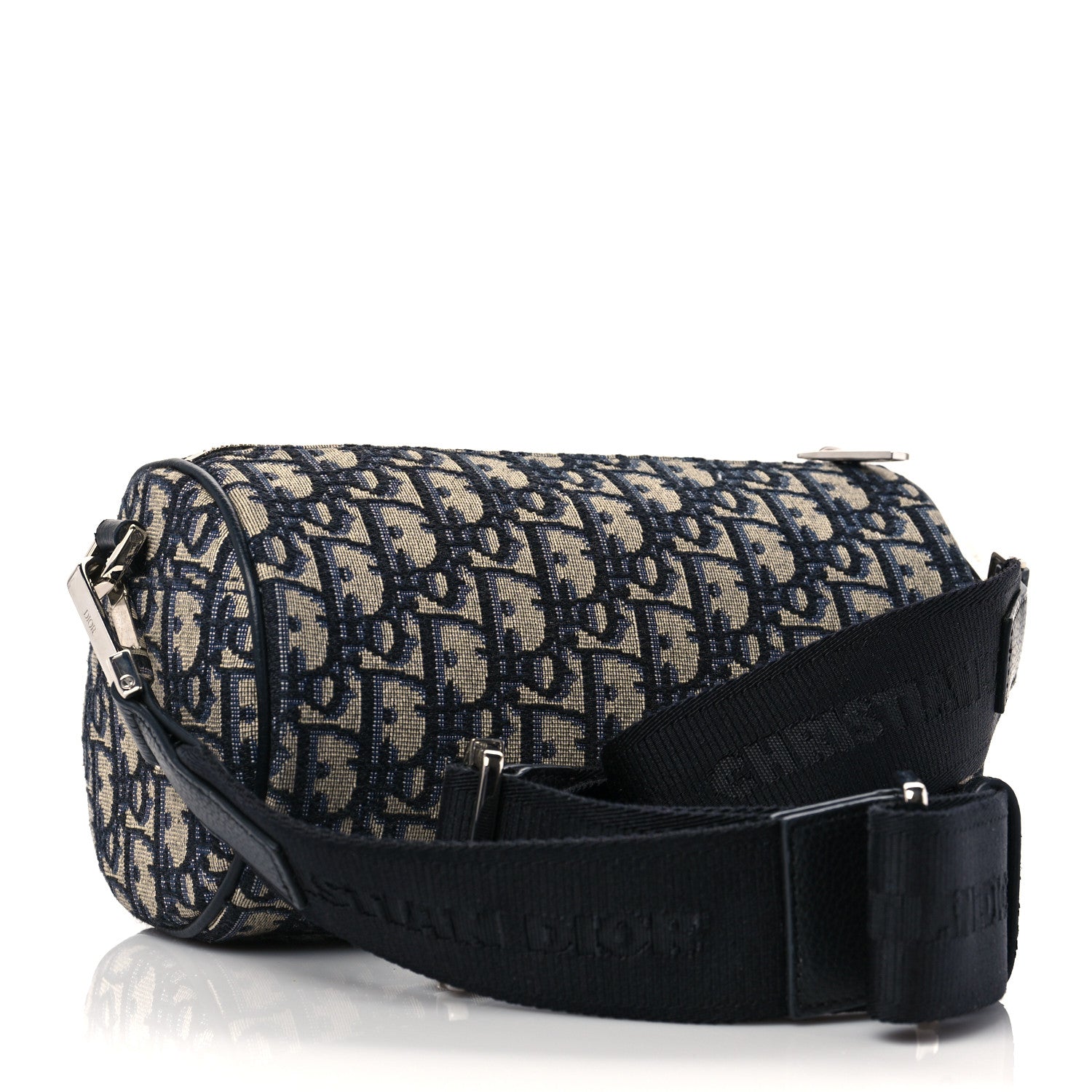 Christian Dior Oblique Roller Messenger Bag Blue 3 of 8