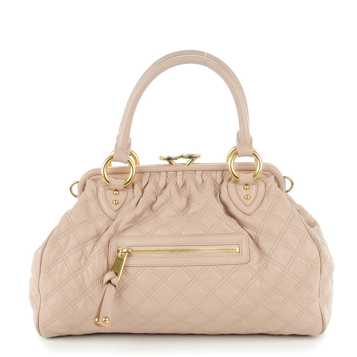 Marc Jacobs Calfskin Quilted Stam Blush 1 of 11