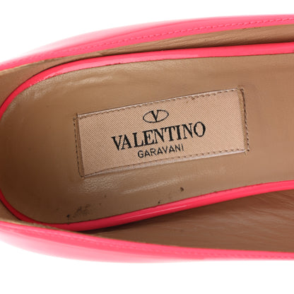 Valentino Garavani Patent Couture Bow Peep Toe 30/125mm Platform Pumps 38 Peony 7 of 9