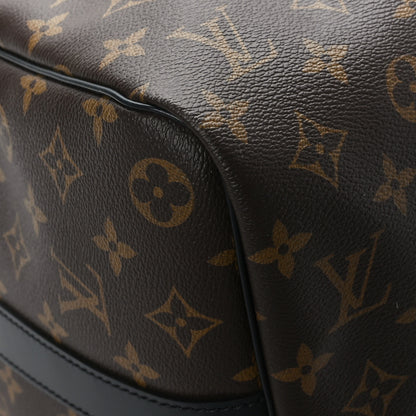 Louis Vuitton Monogram Macassar Keepall Bandouliere 45 6 of 9