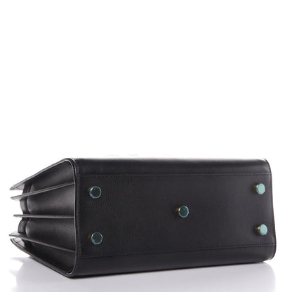 Saint Laurent Calfskin Love Patchwork Baby Sac De Jour Black 4 of 7