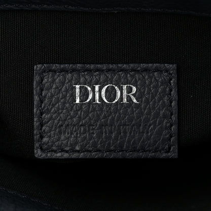 Christian Dior Oblique Saddle Messenger Pouch Blue Black 6 of 11