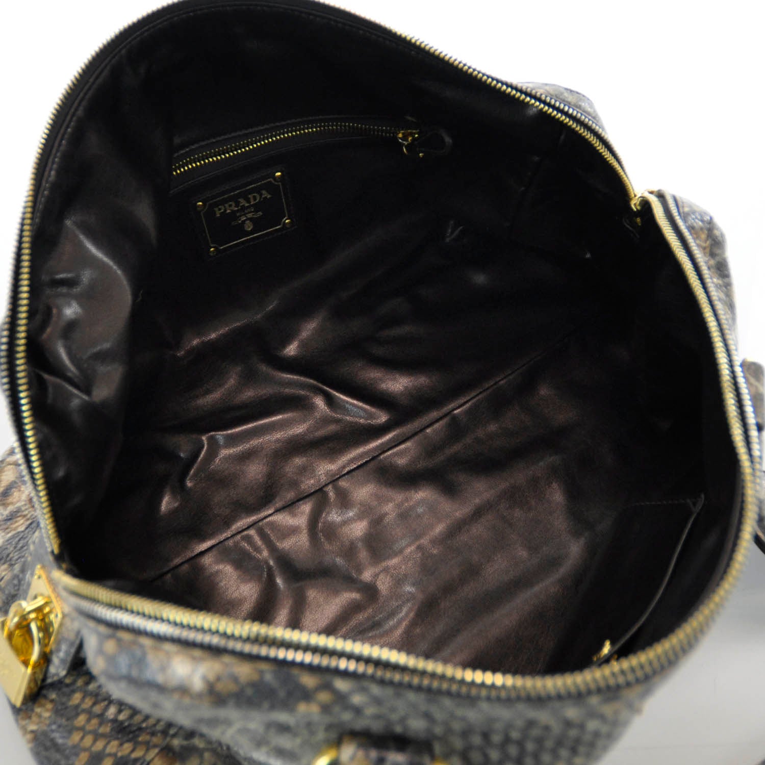 Prada Python Satchel 7 of 8