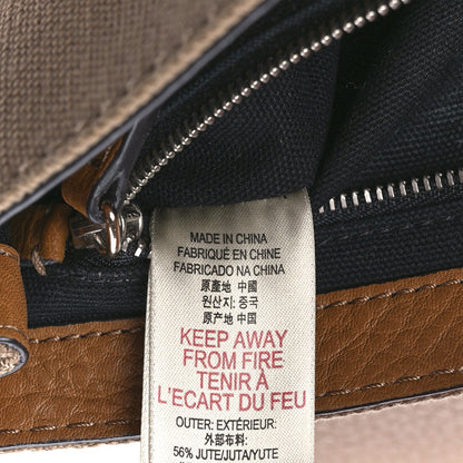 Burberry Mega Check Grainy Calfskin Small Gowan Messenger Bag Saddle Brown 11 of 24