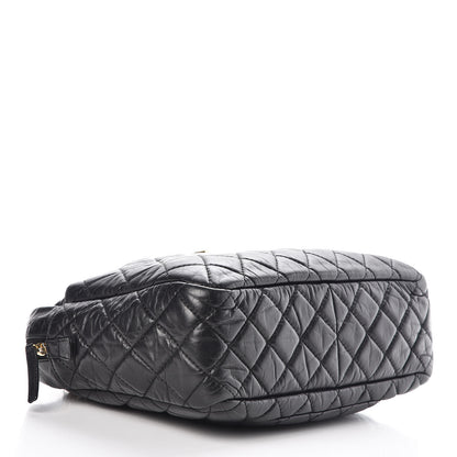 Chanel Aged Calfskin Quilted Large Reissue Camera Case Black 5 of 11