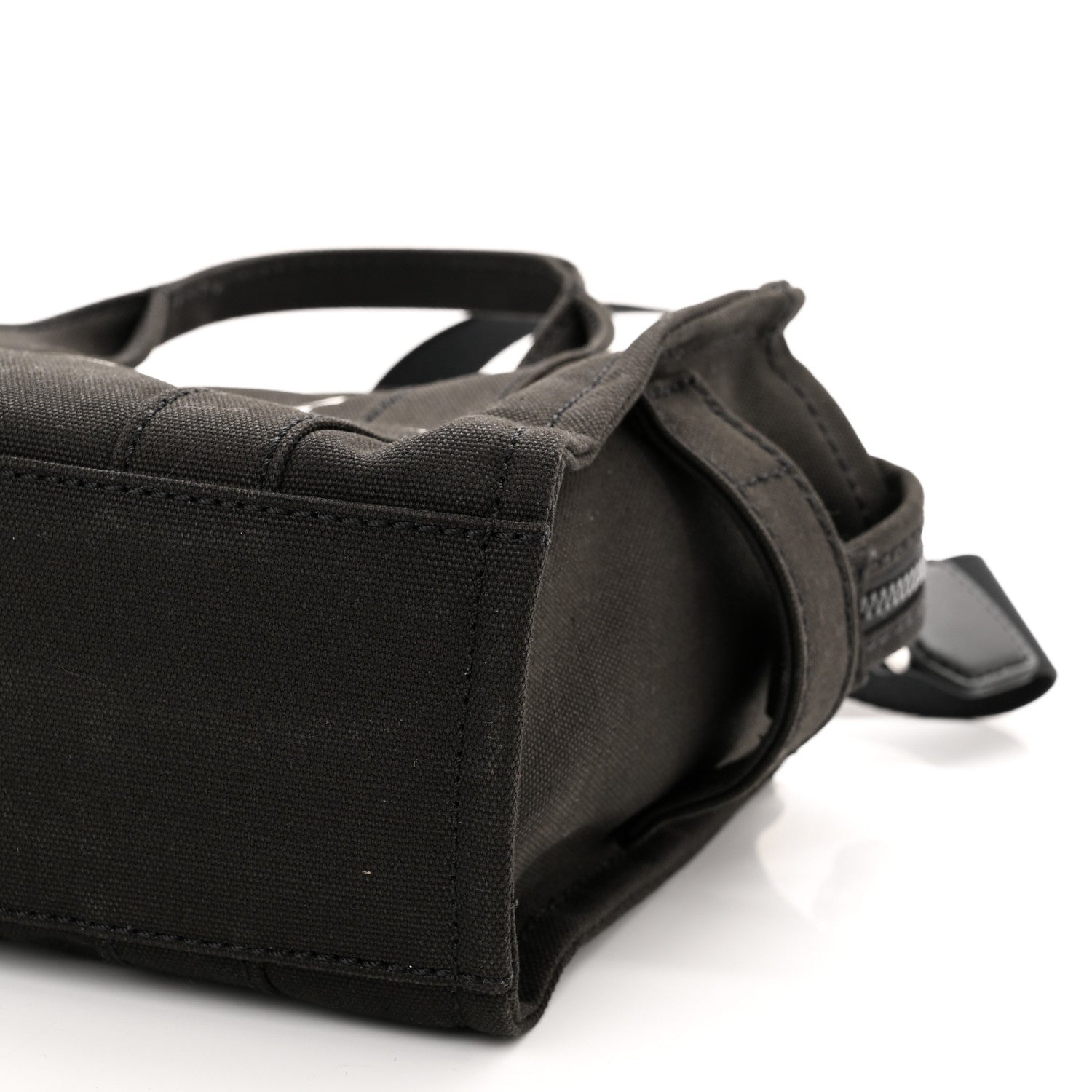 Marc Jacobs Cotton Canvas Mini The Traveler Tote Bag Black 9 of 9