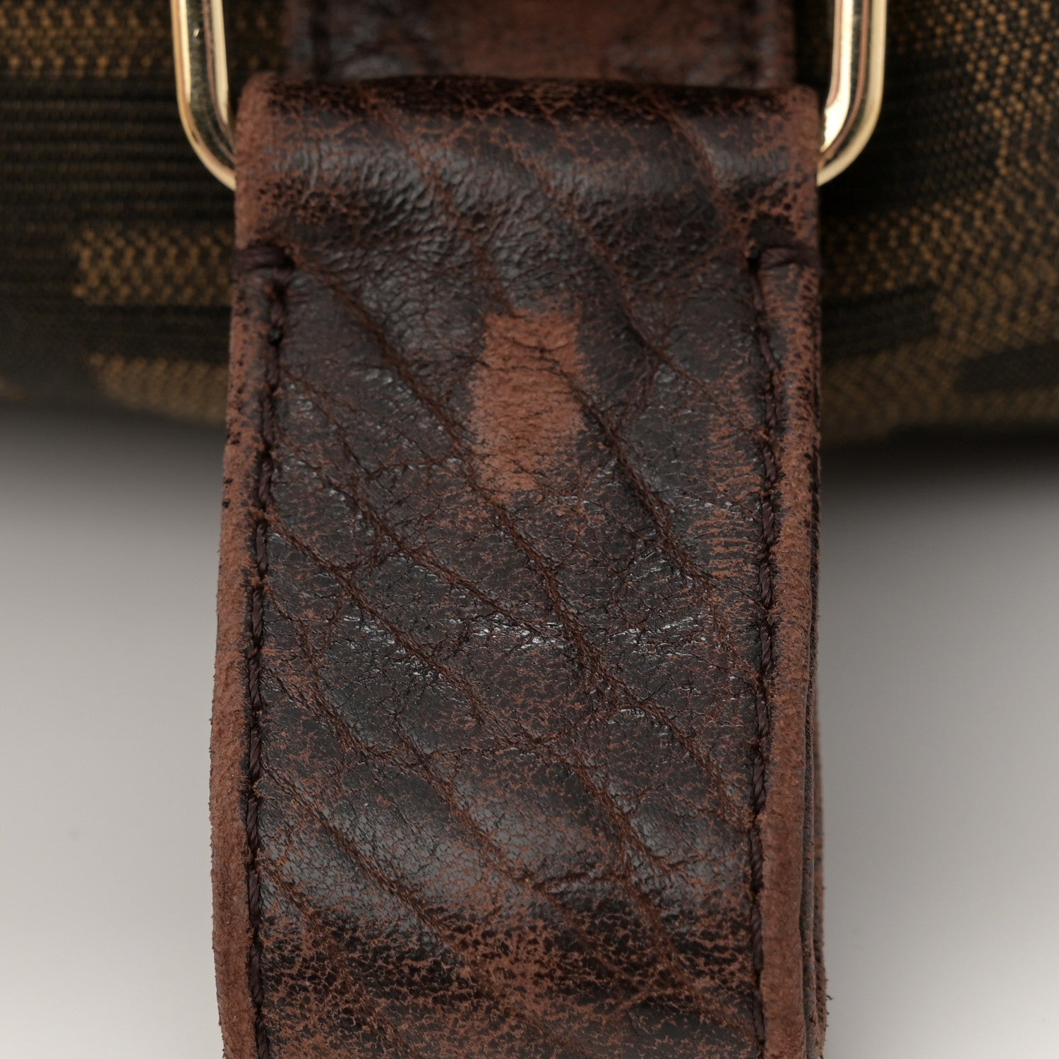 Fendi Zucca Nappa Nuvolata Vitello Tortuga Spy Tobacco Moro 15 of 18