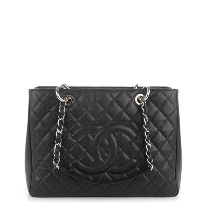 Chanel Caviar Quilted Grand Shopping Tote GST Black 1 of 7