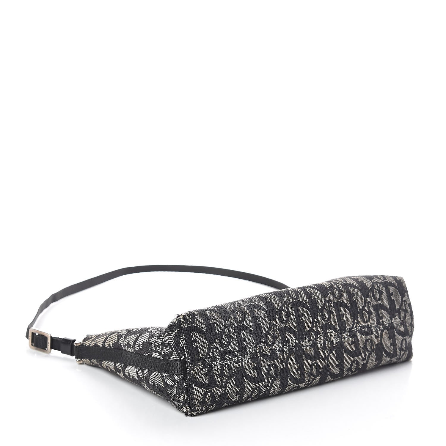 Christian Dior Monogram Shoulder Bag Pochette Black 4 of 8