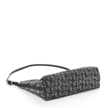 Christian Dior Monogram Shoulder Bag Pochette Black 4 of 8