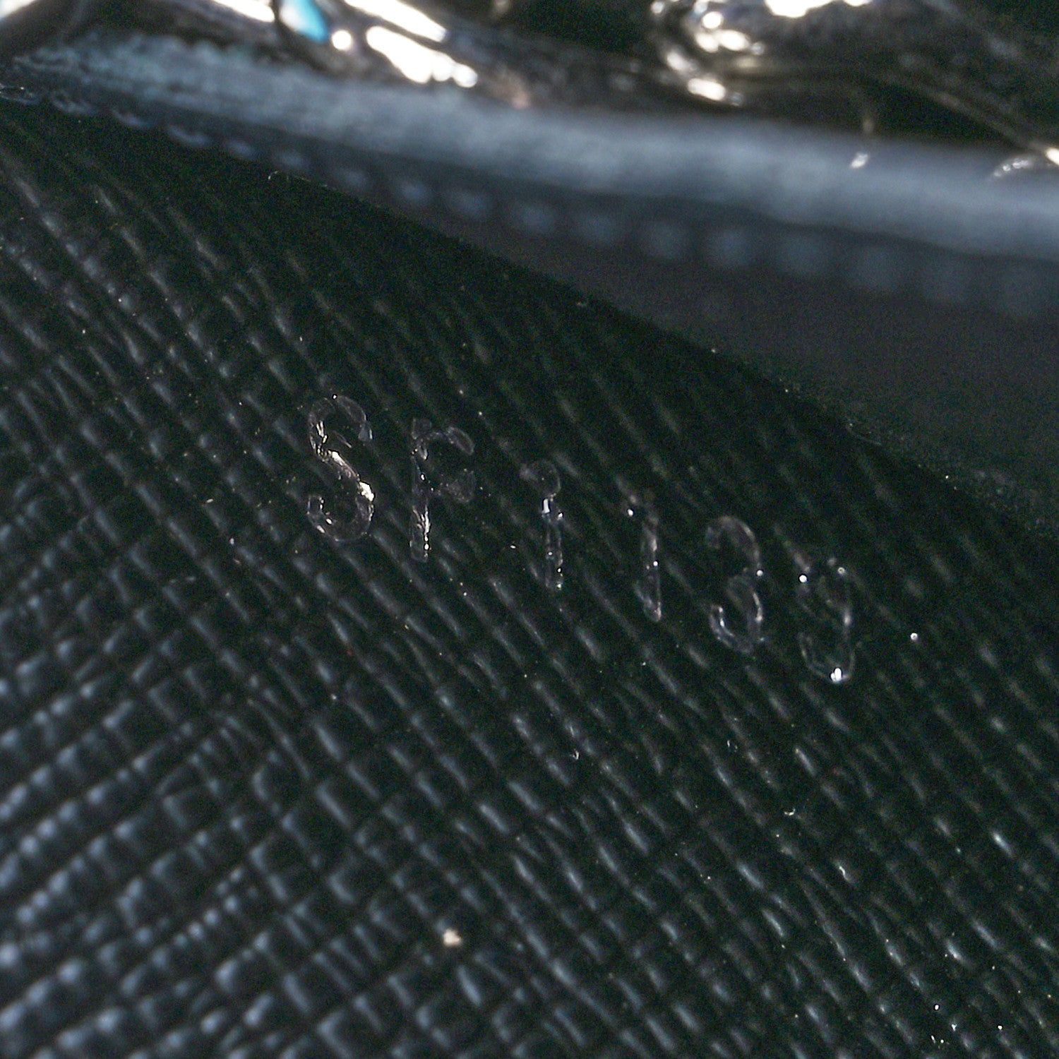 Louis Vuitton Epi Twist Chain Wallet Black 9 of 9