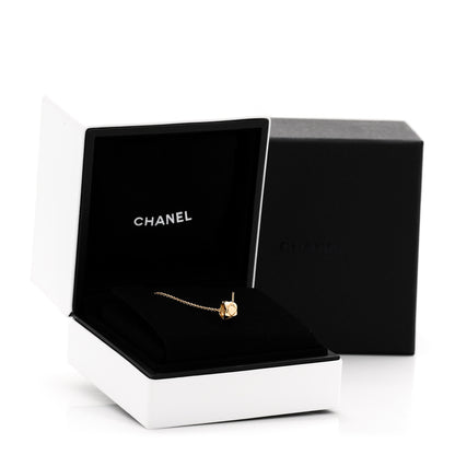 Chanel 18K Yellow Gold Coco Crush Small Round Pendant Necklace 7 of 7