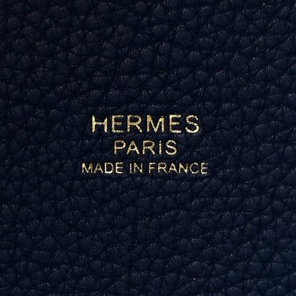 Hermes Taurillon Maurice Picotin Lock 22 MM Bleu Saphir 6 of 10