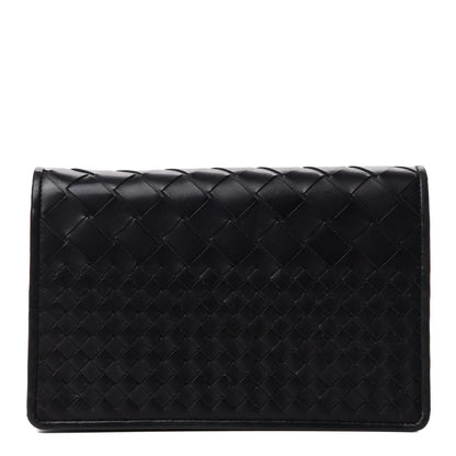 Bottega Veneta Nappa Intrecciato Medium Woven Clutch Clutch Black 1 of 6