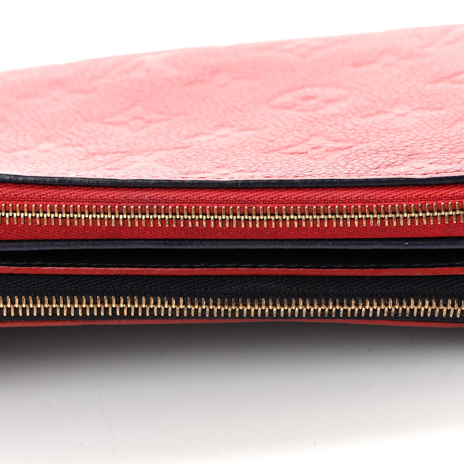 Louis Vuitton Empreinte Double Zip Pochette Marine Rouge 12 of 12