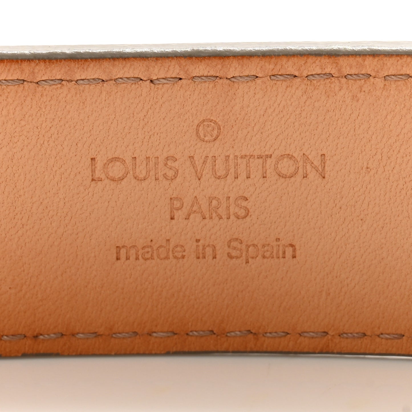 Epi LV Initiales Belt 85 34 Ivory