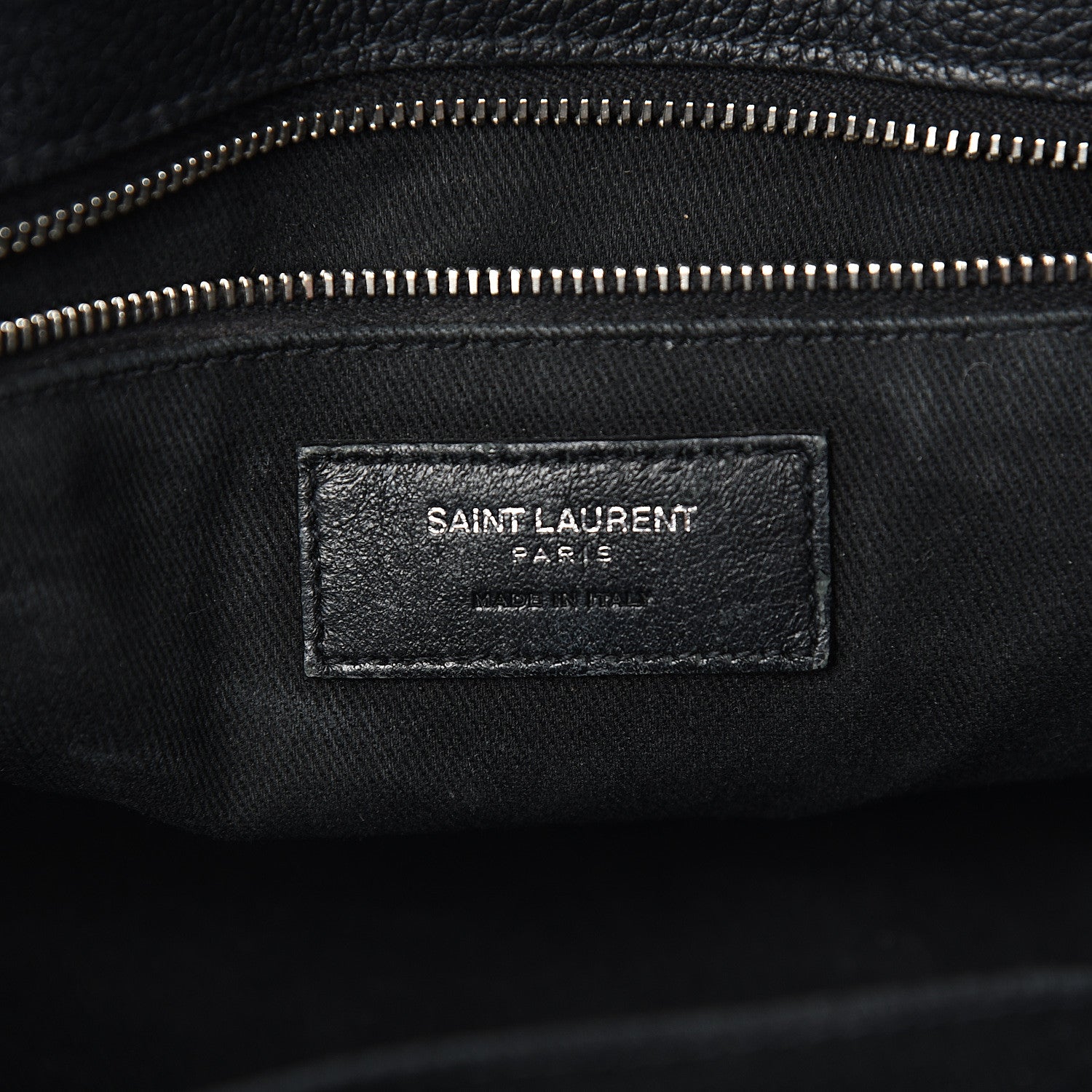 Saint Laurent Grained Calfskin Small Supple Sac De Jour Duffle Black 5 of 10