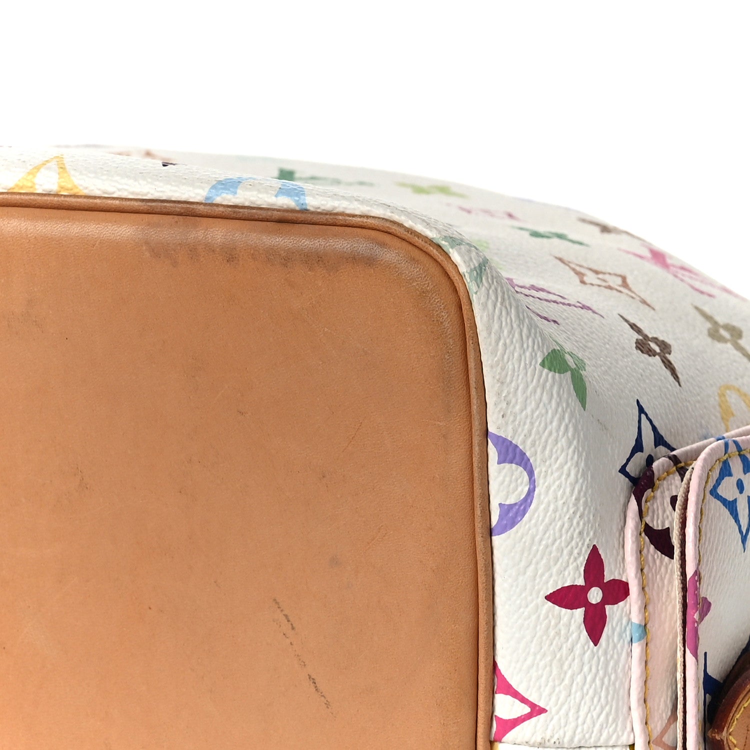 Louis Vuitton Monogram Multicolor Petit Noe White 7 of 9