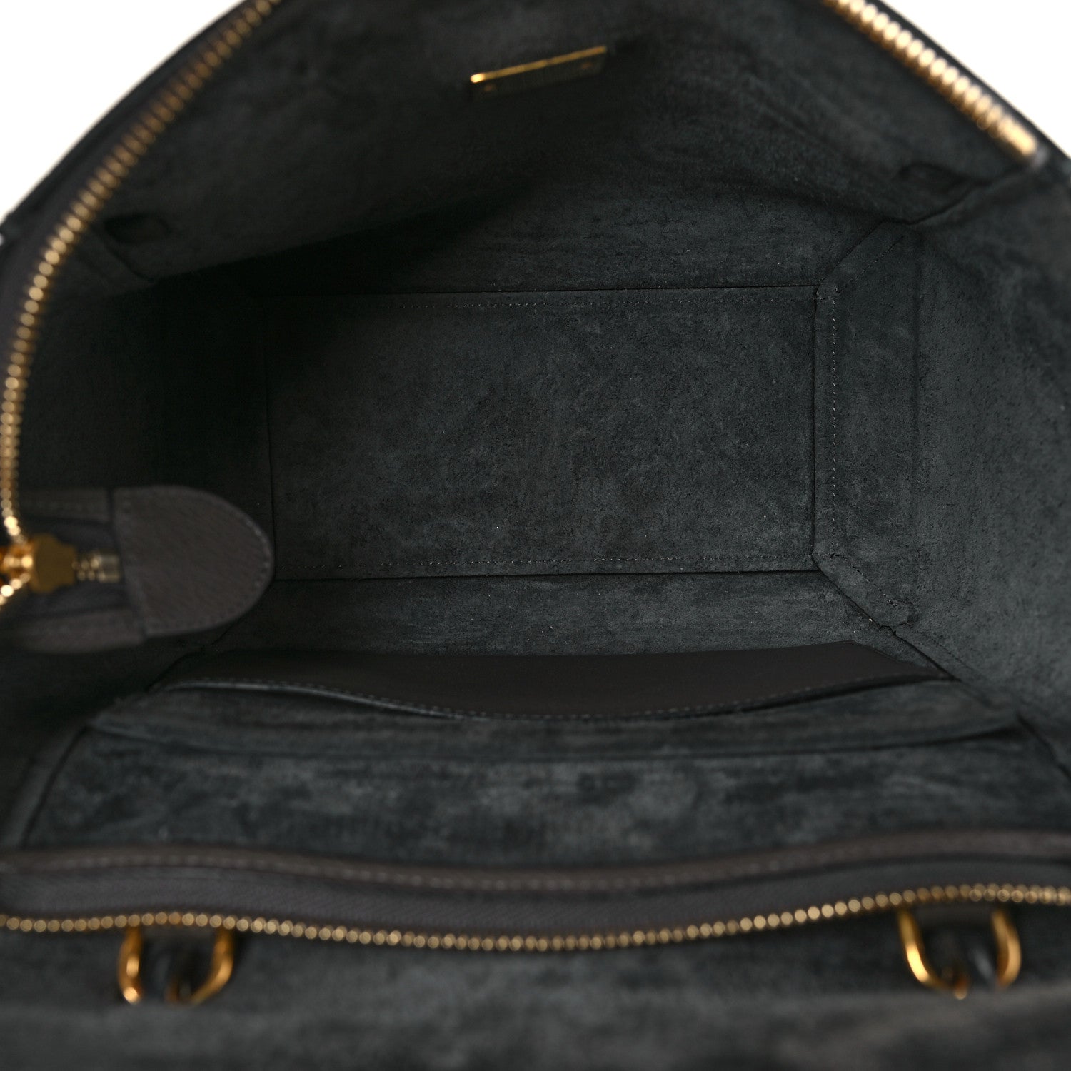 Celine Grained Calfskin Micro Belt Bag Grey 5 of 12