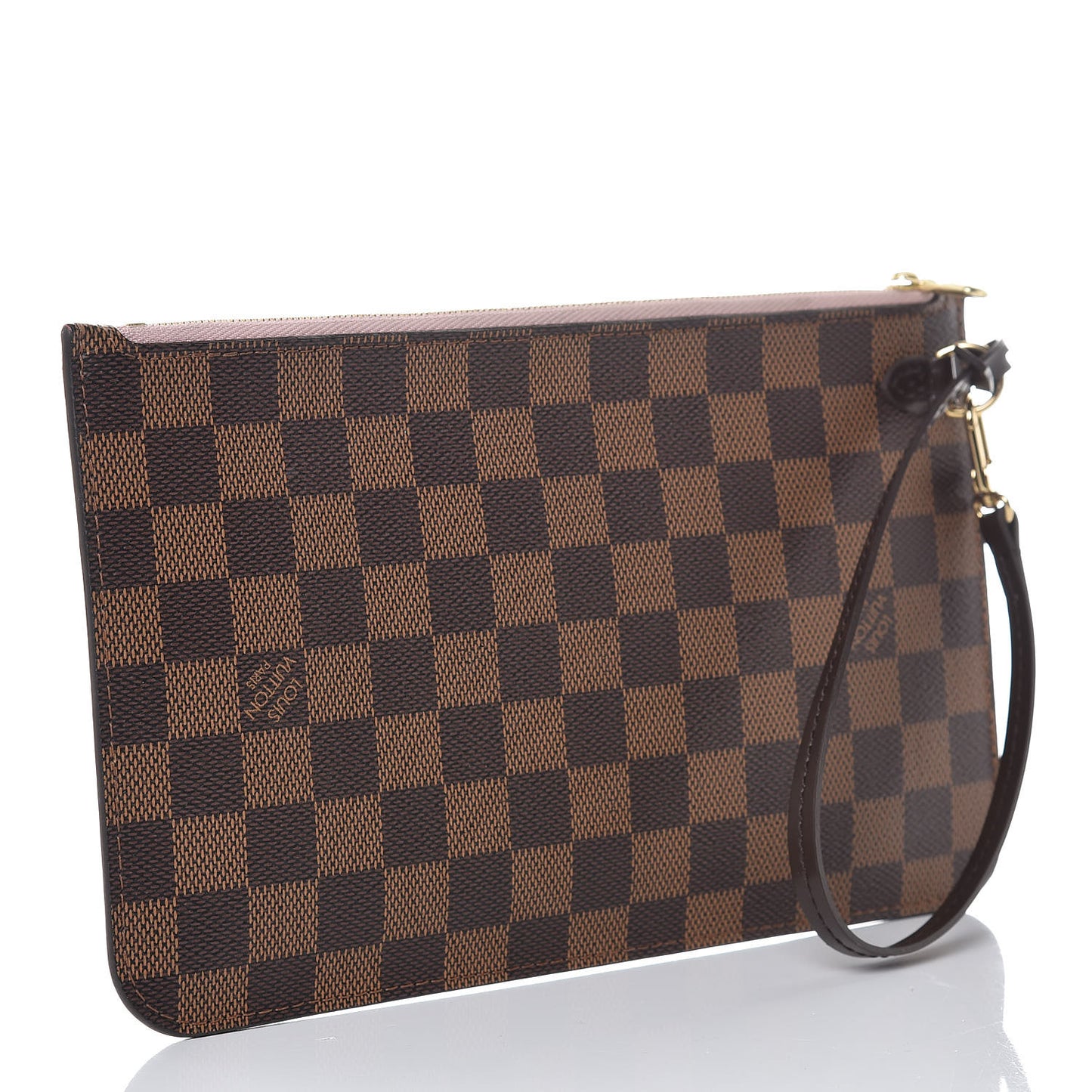 Damier Ebene Neverfull MM GM Pochette Rose Ballerine