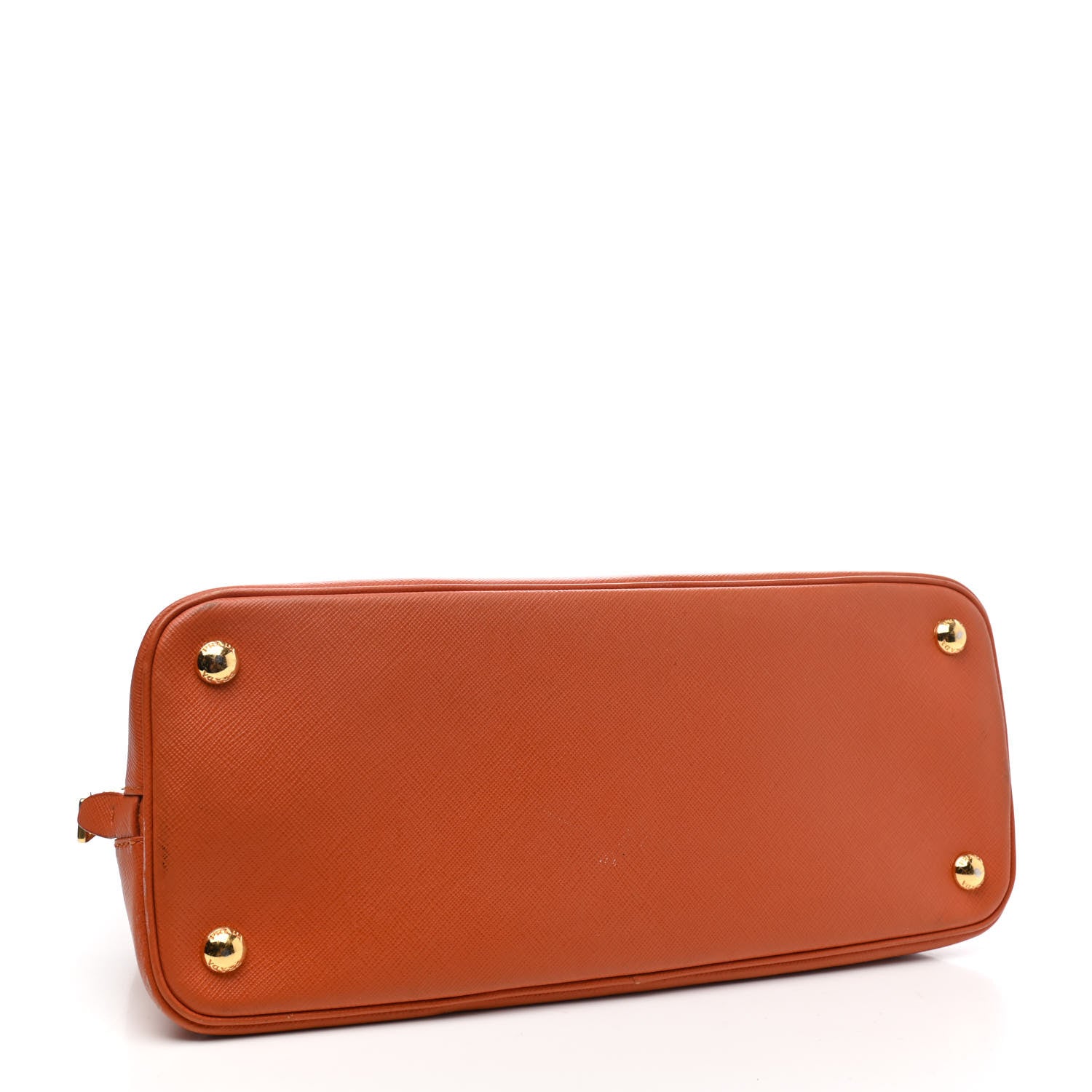 Prada Saffiano Lux Medium Promenade Tote Papaya 3 of 4