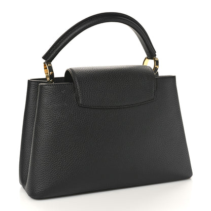 Louis Vuitton Taurillon Capucines PM Black 3 of 8