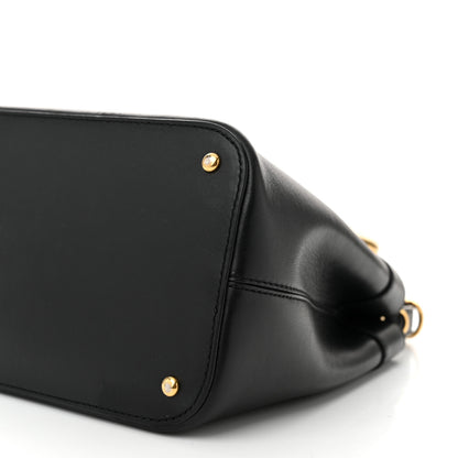 Valentino Garavani Smooth Calfskin Supervee Top Handle Bag Black 9 of 9
