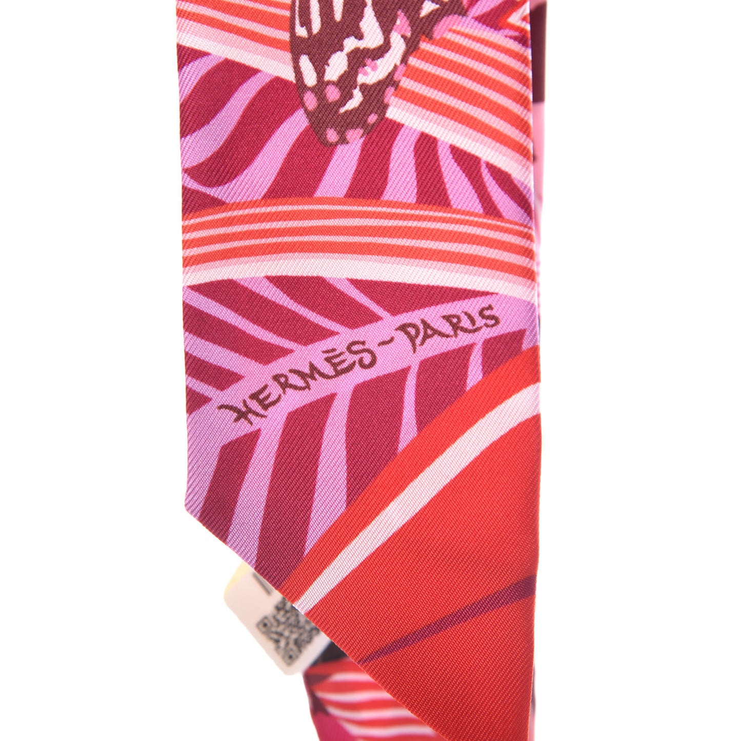 Silk Jaguar Quetzal Twilly Fuchsia Rose Bordeaux