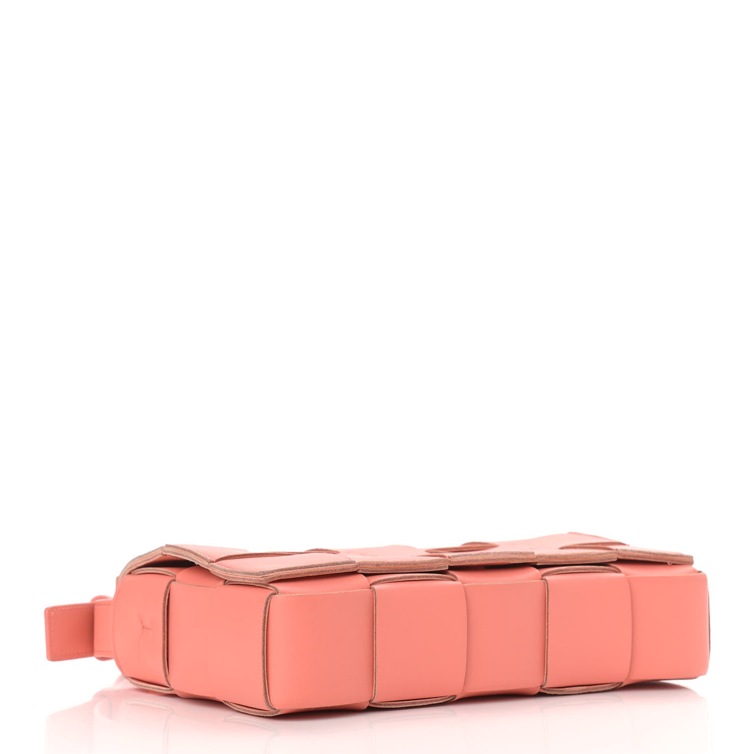 Bottega Veneta Nappa Maxi Intreccio Cassette Bag Peach 4 of 12