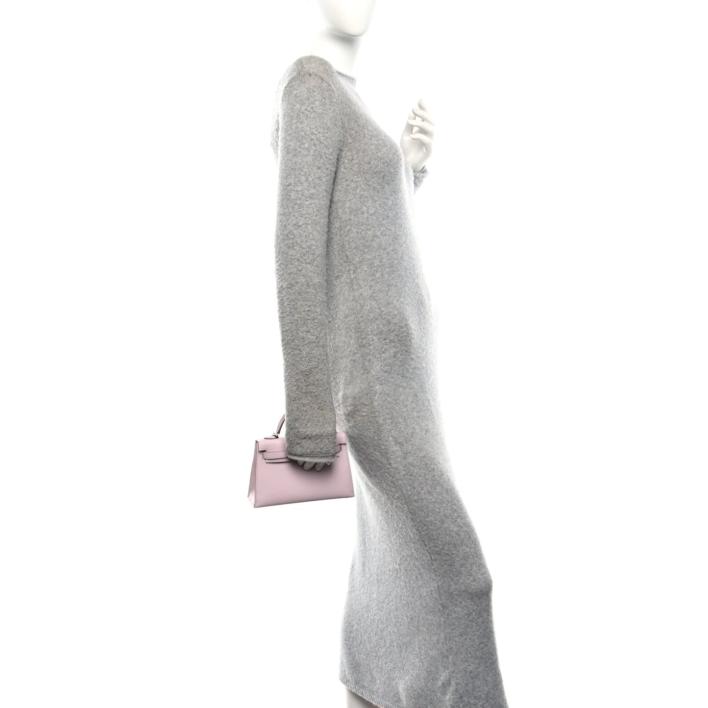 Epsom Mini Kelly Sellier 20 Mauve Pale