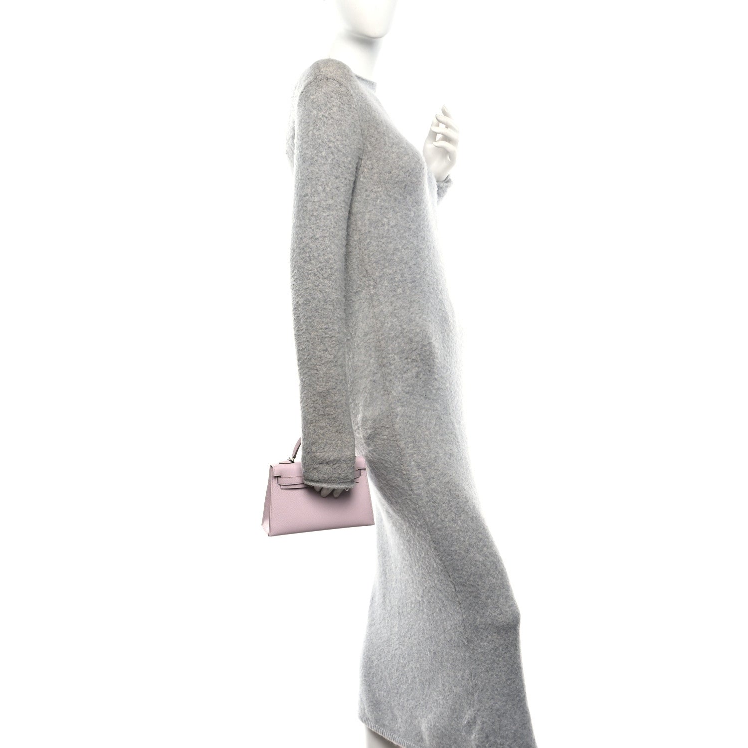 Hermes Epsom Mini Kelly Sellier 20 Mauve Pale 2 of 11