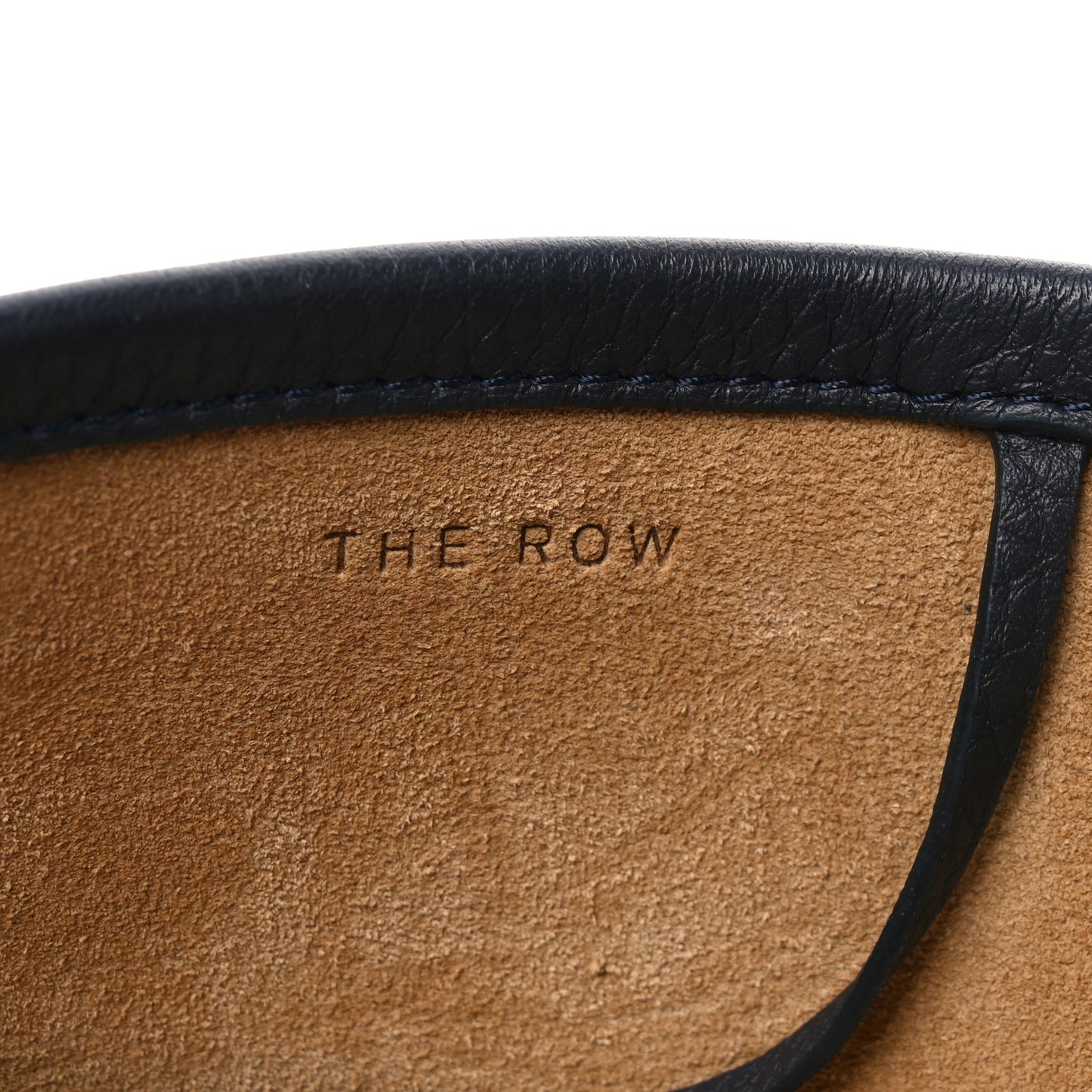 Grained Calfskin Medium N/S Park Tote Marine