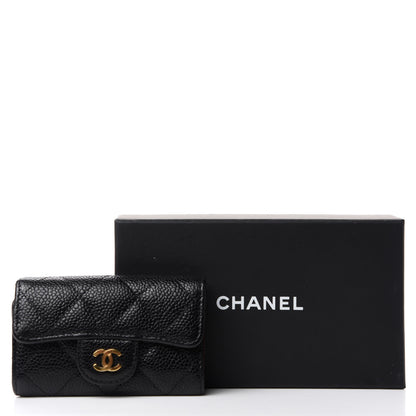 Chanel Caviar Quilted 6 Key Holder Black 9 of 9