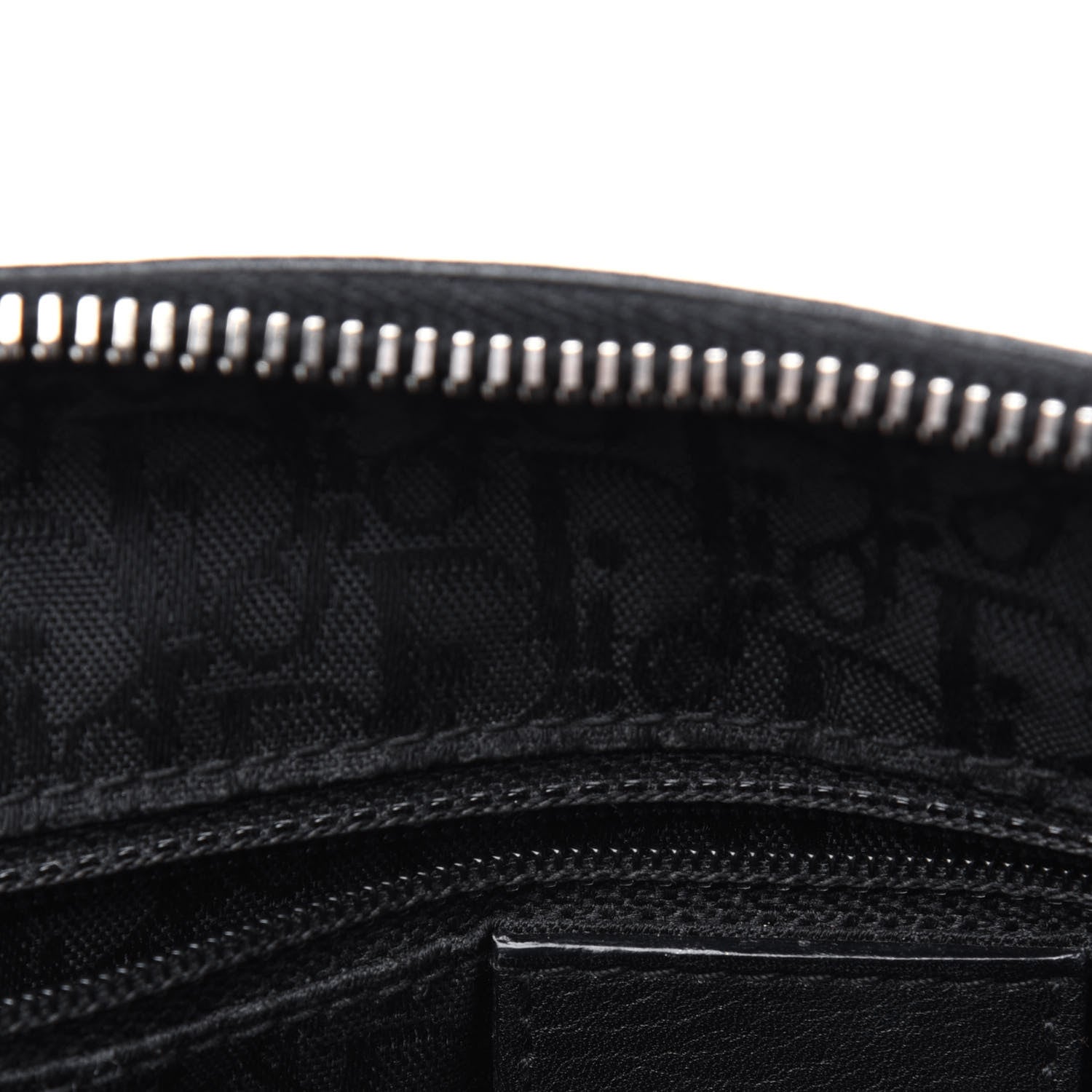 Christian Dior Calfskin Logo Charms Boston Black 8 of 21