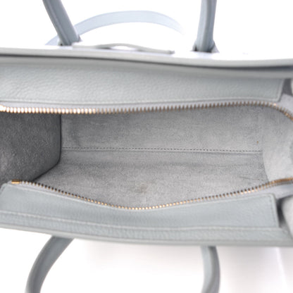 Celine Drummed Calfskin Nano Luggage Cloud 6 of 9
