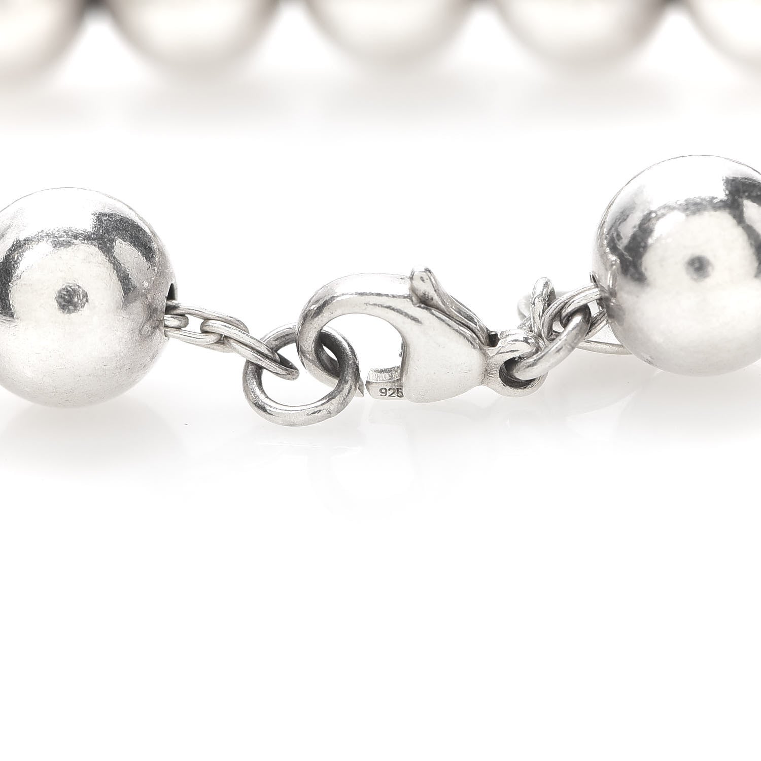 Tiffany Sterling Silver 10mm HardWear Ball Bracelet 4 of 6
