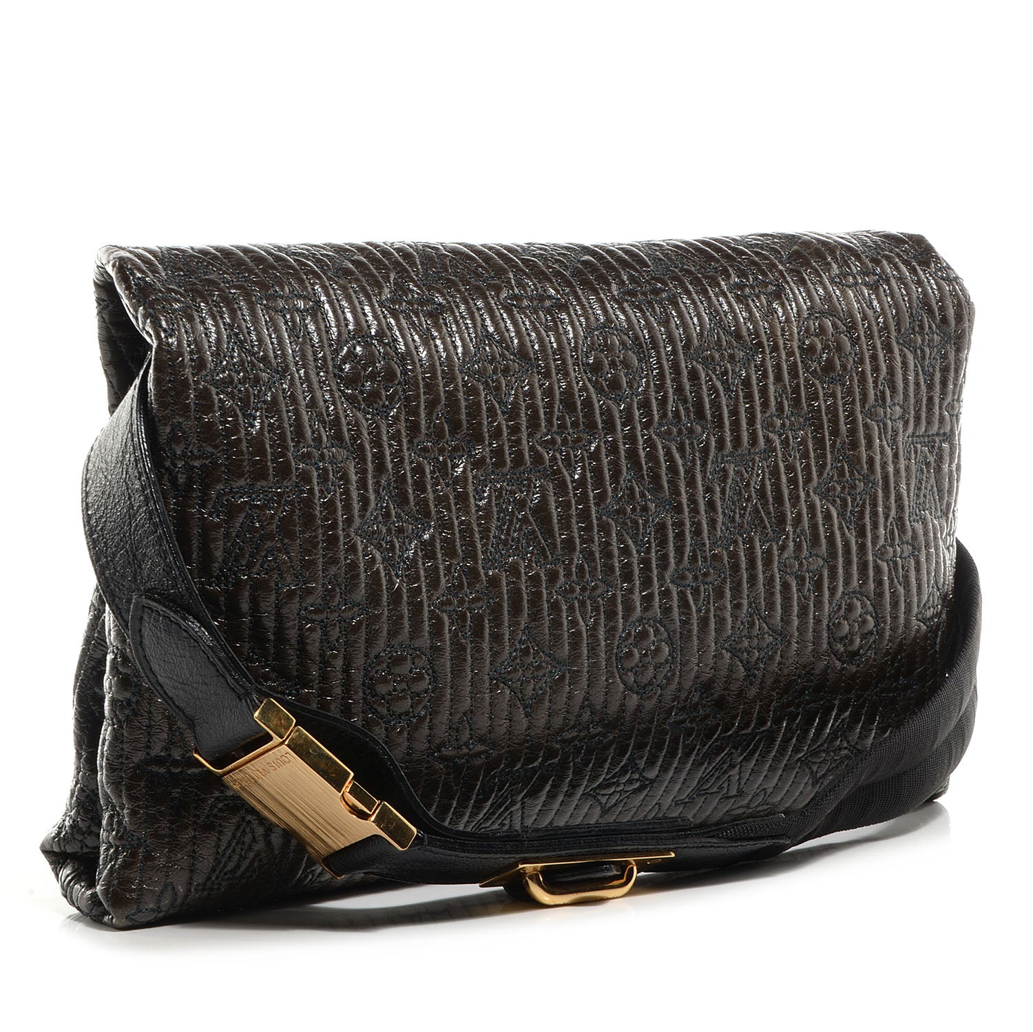 Louis Vuitton Monogram Motard Pochette Black 3 of 10