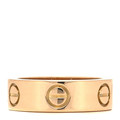 Cartier 18K Yellow Gold 5.5mm LOVE Ring 49 4.75 6 of 10