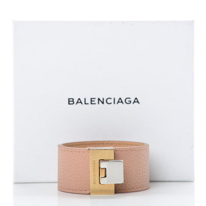 Balenciaga Veau Le Dix Buckle Bracelet Bois De Rose 6 of 6